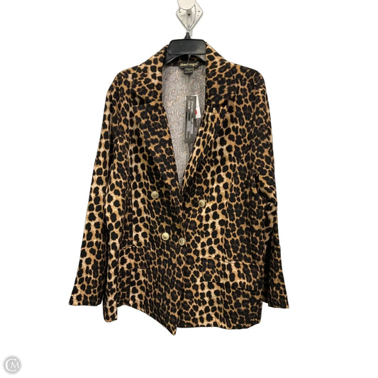 Blazer By Clothes Mentor In Animal Print, Size: 2x