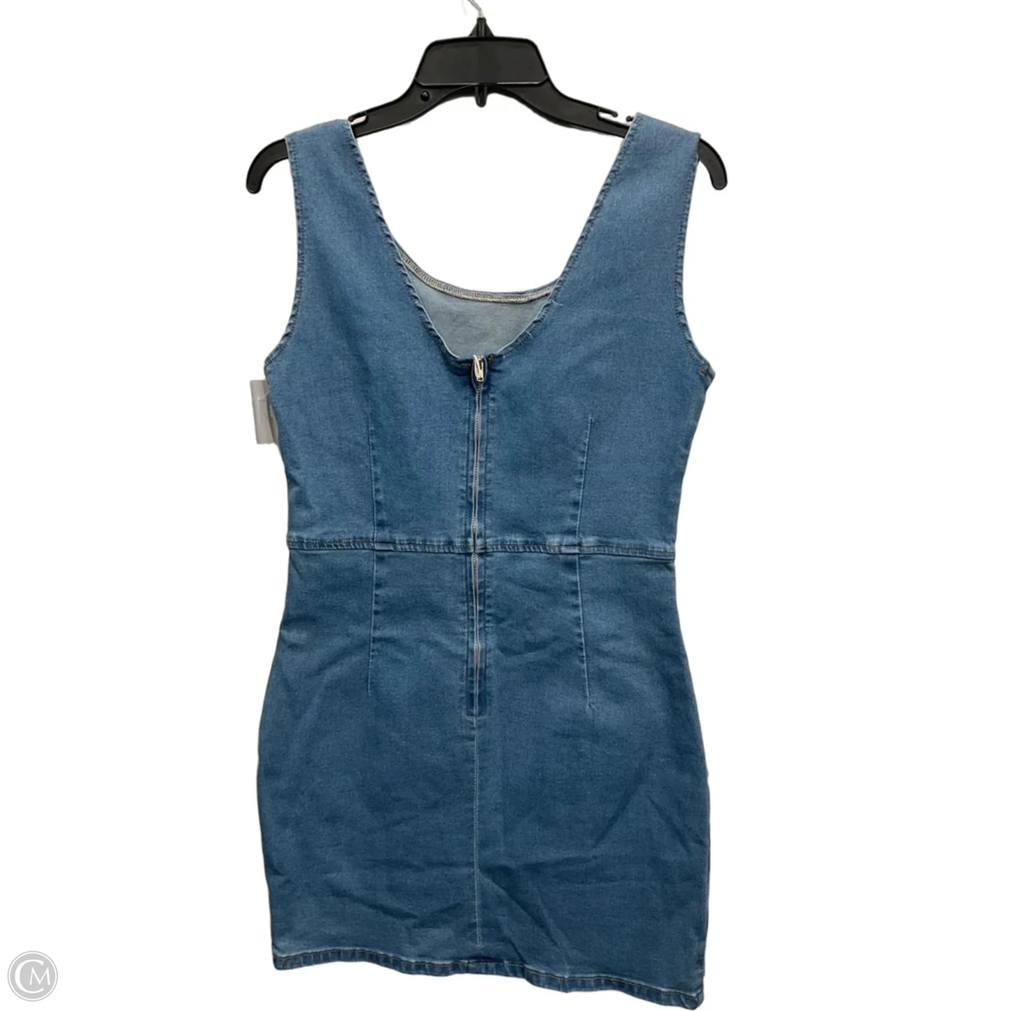 Dress Casual Short By Clothes Mentor In Blue Denim, Size: M