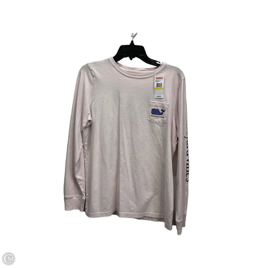Top Long Sleeve By Vineyard Vines In Pink, Size: M