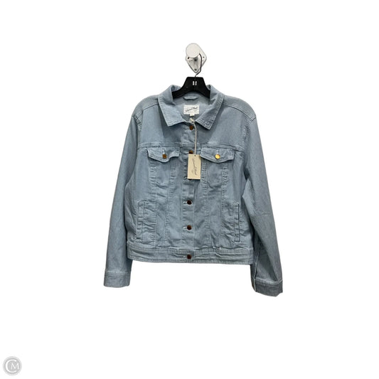 Jacket Denim By Universal Thread In Blue Denim, Size: L