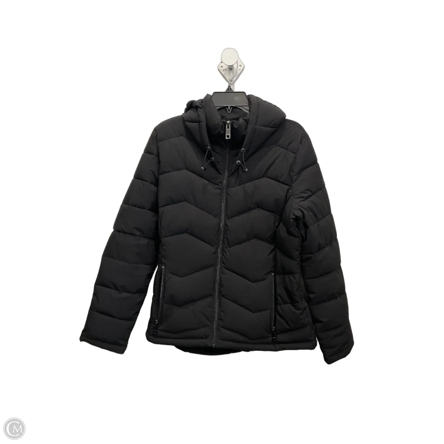 Coat Puffer & Quilted By Calvin Klein In Black, Size: M