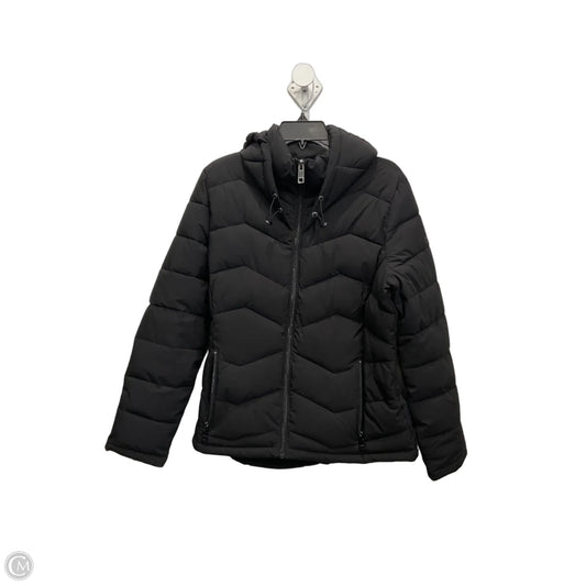 Coat Puffer & Quilted By Calvin Klein In Black, Size: M