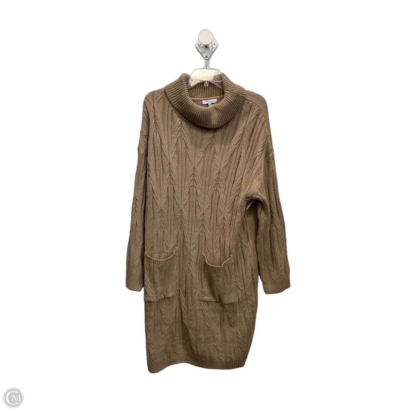 Dress Sweater By Polygram In Tan, Size: 1x