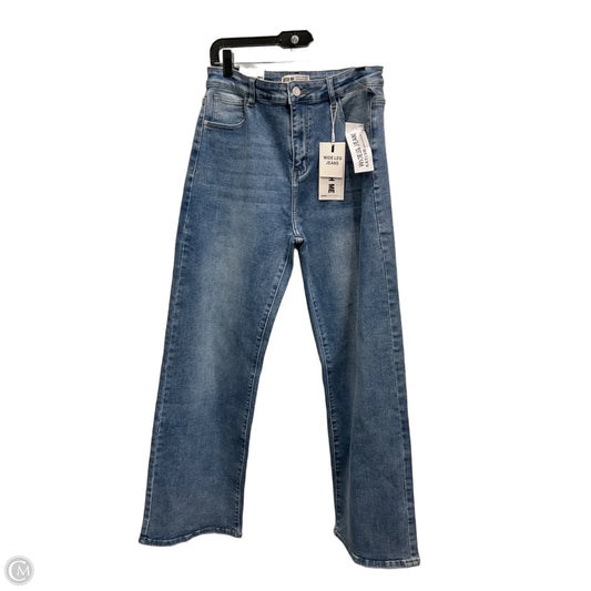 Jeans Wide Leg By Clothes Mentor In Blue Denim, Size: 10