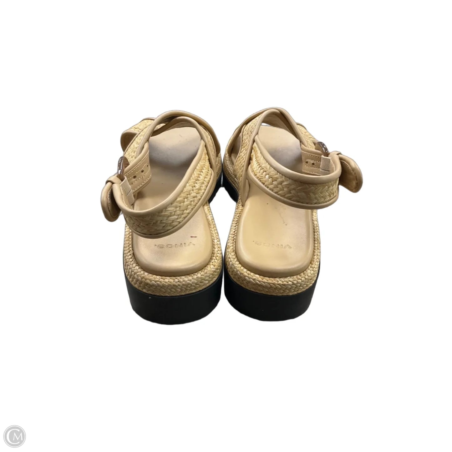 Sandals Flats By Vince In Tan, Size: 9.5