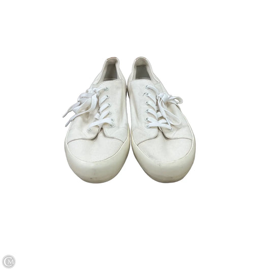 Shoes Flats By Vince In Cream, Size: 11