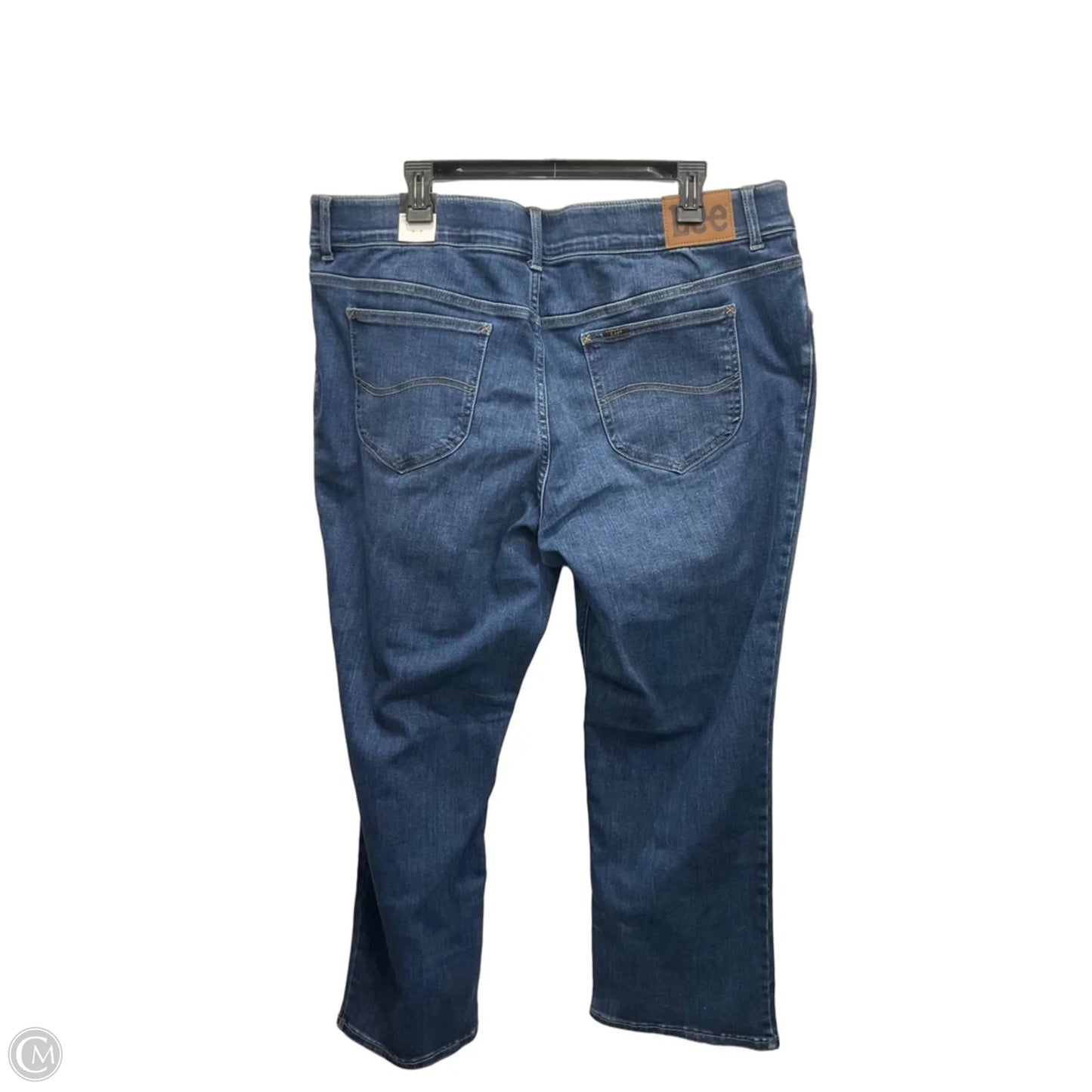 Jeans Wide Leg By Lee In Blue Denim, Size: 20