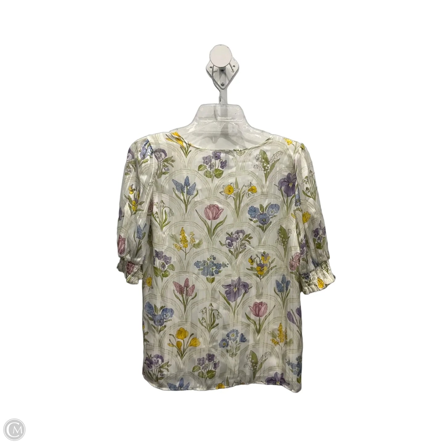 Top Short Sleeve By Rachel Zoe In Floral Print, Size: S