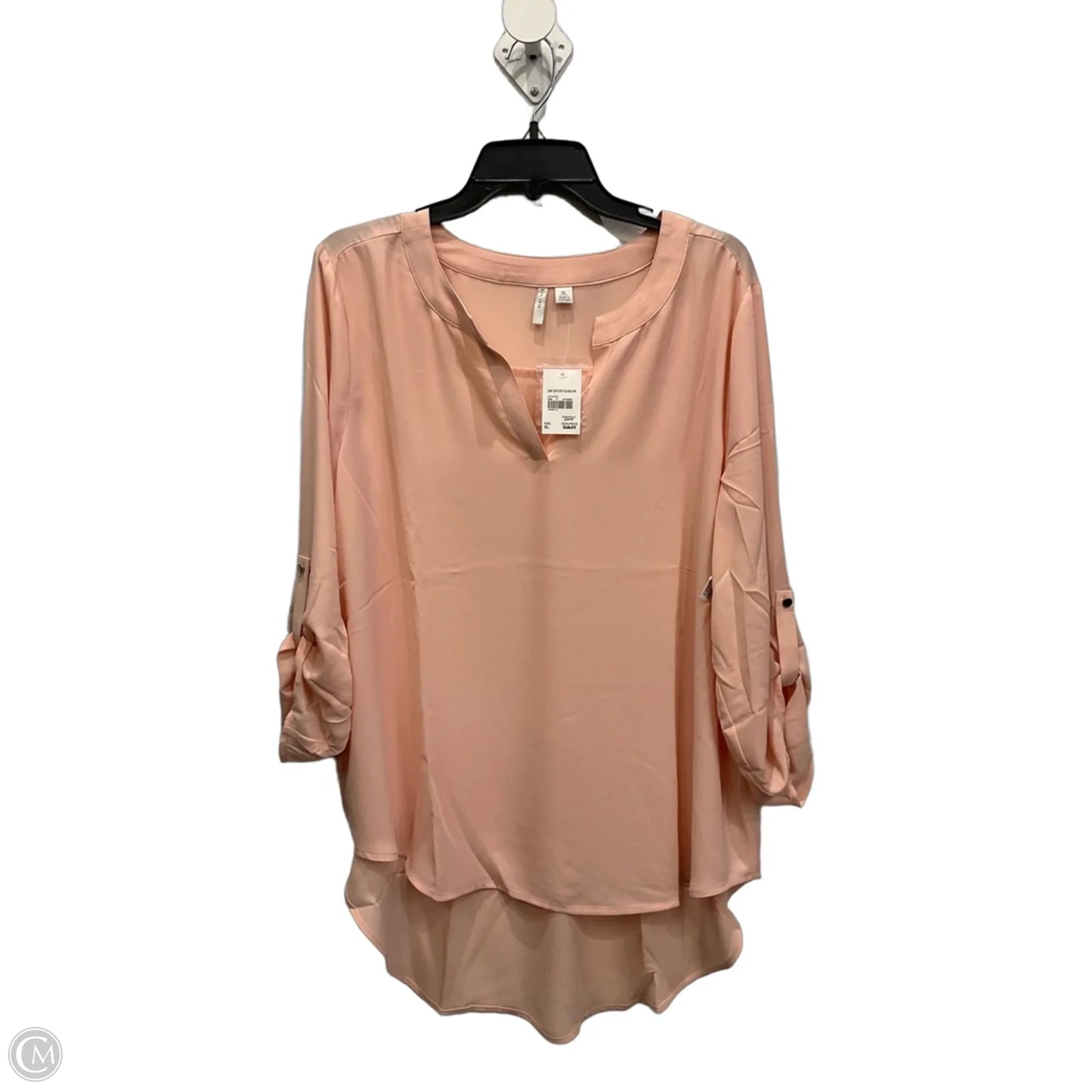 Top 3/4 Sleeve By C Est. 1946 In Pink, Size: Xl