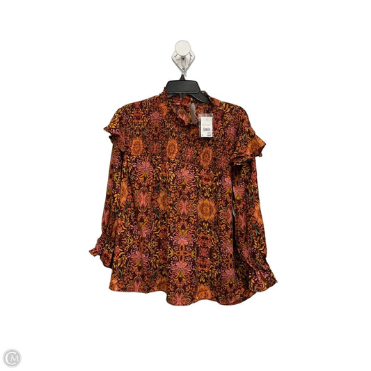 Top Long Sleeve By C Est. 1946 In Multi-colored, Size: Xl