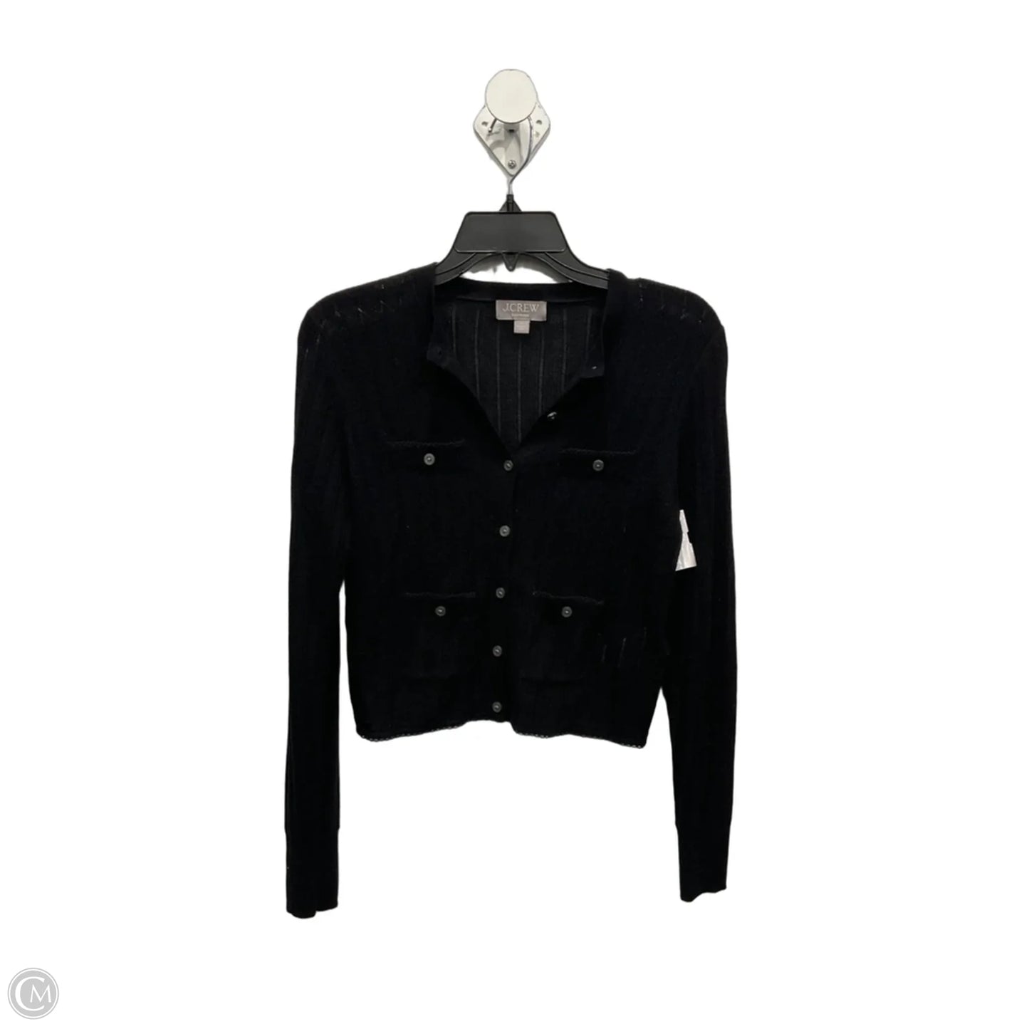 Sweater Cardigan Cashmere By J. Crew In Black, Size: S