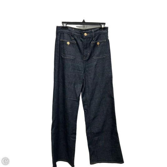 Jeans Wide Leg By J. Crew In Blue Denim, Size: 4