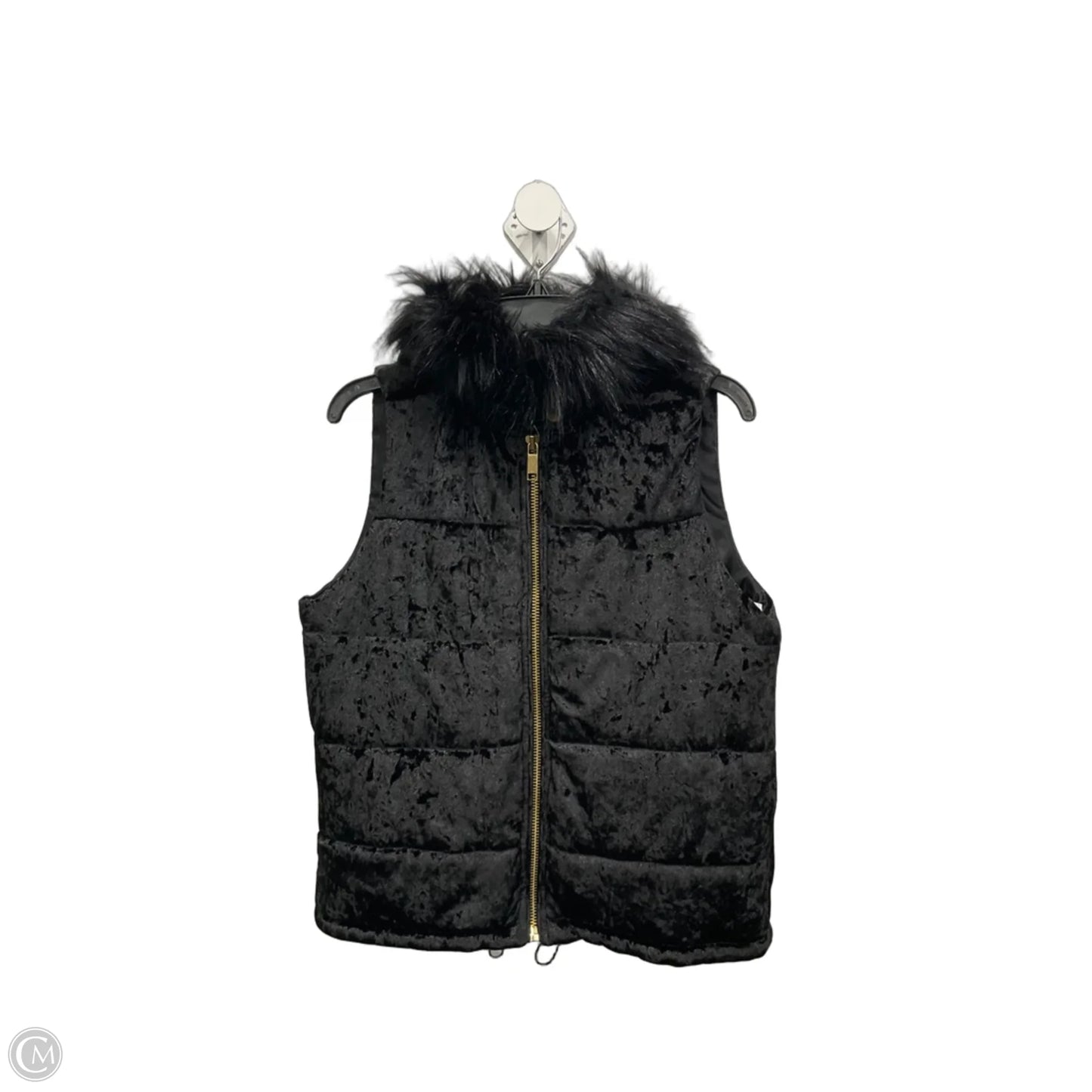 Vest Fleece By Michael By Michael Kors In Black, Size: S
