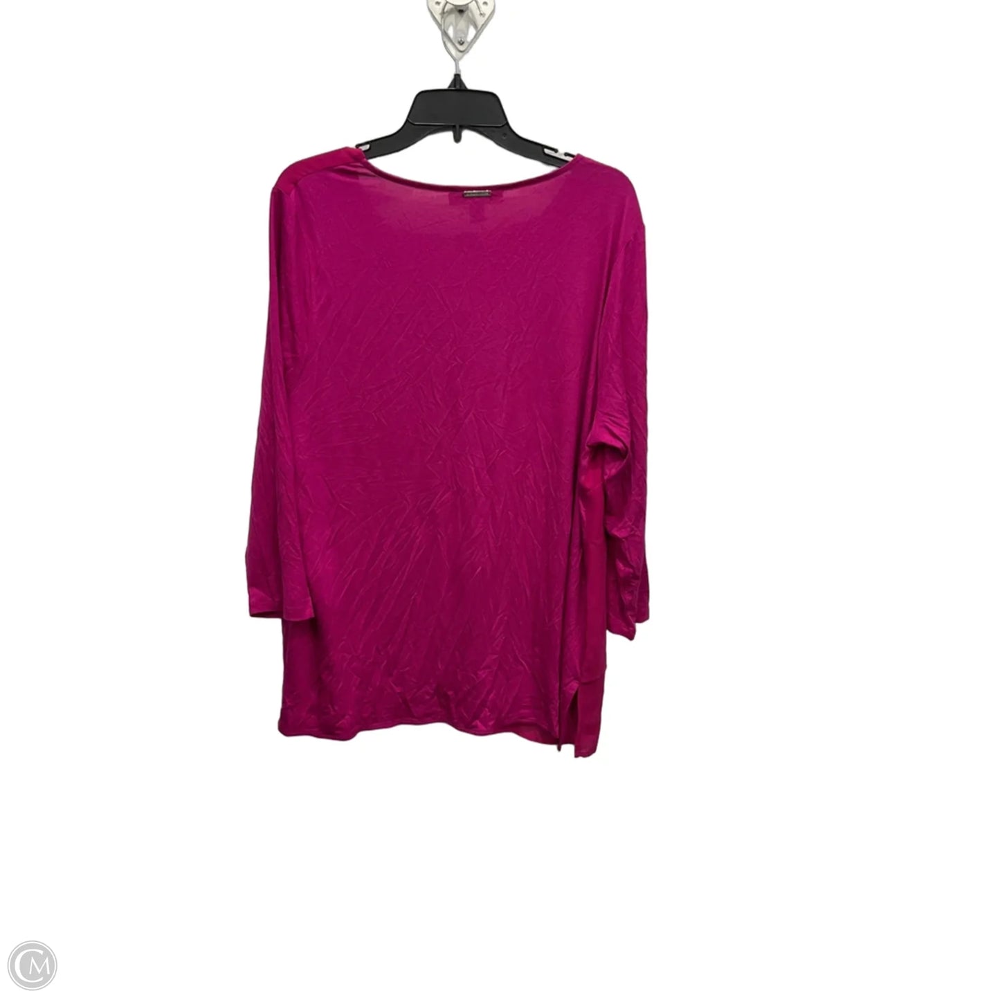 Top Long Sleeve By Michael By Michael Kors In Pink, Size: 1x