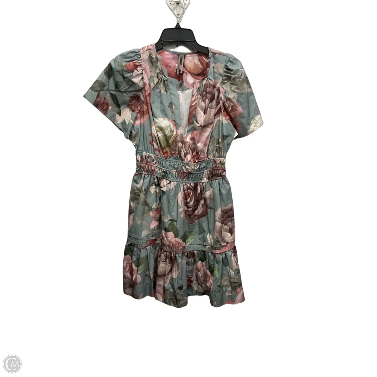 Dress Casual Midi By Anthropologie In Floral Print, Size: S