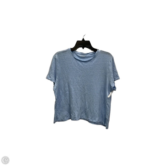 Top Short Sleeve By J. Crew In Blue, Size: L