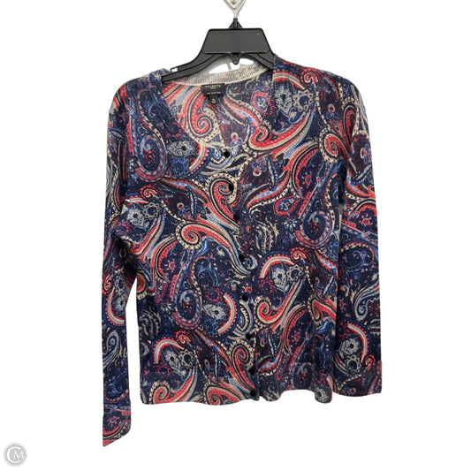 Cardigan By Talbots In Multi-colored, Size: Mp