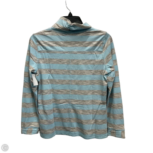 Top Long Sleeve By Talbots In Blue & Grey, Size: Sp