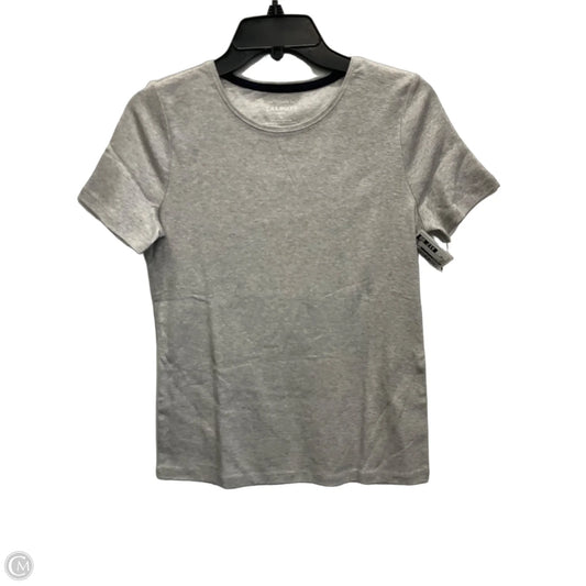 Top Short Sleeve By Talbots In Grey, Size: Sp