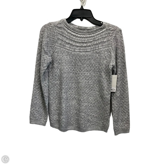 Sweater By Croft And Barrow In Grey, Size: Xsp