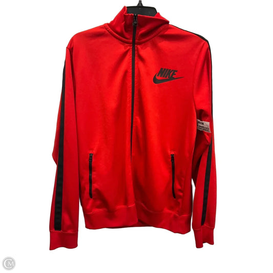 Athletic Jacket By Nike Apparel In Red, Size: M