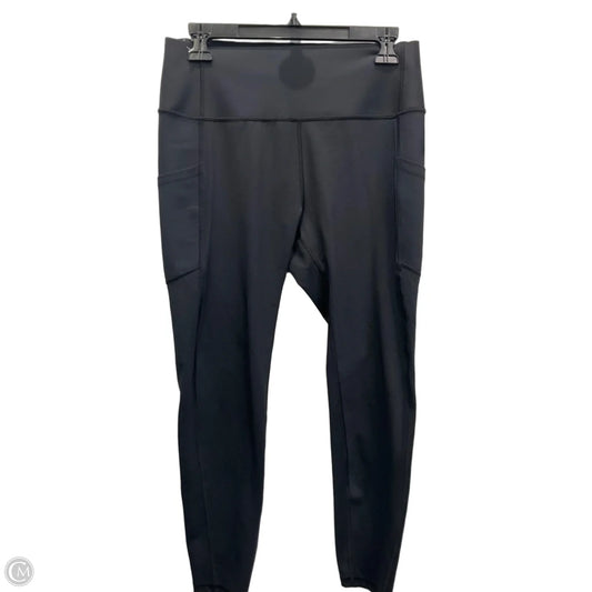 Athletic Leggings By Gapfit In Black, Size: L