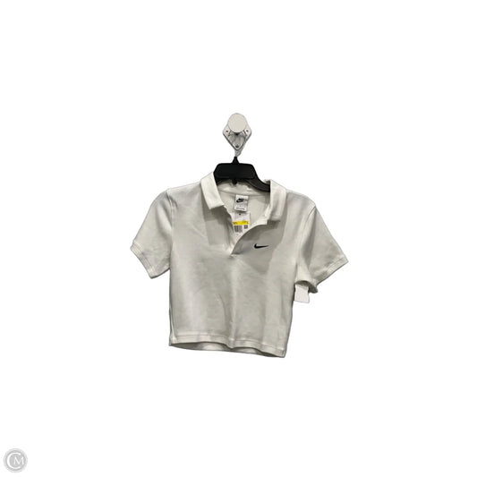 Athletic Top Short Sleeve By Nike Apparel In White, Size: Sp