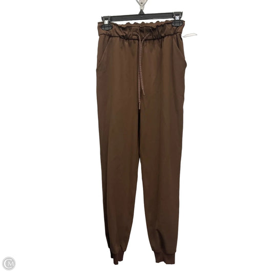 Athletic Pants By Lululemon In Brown, Size: S