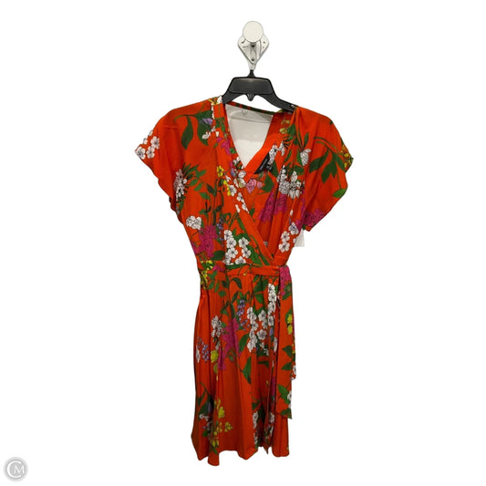 Dress Casual Short By Karen Millen In Orange, Size: S