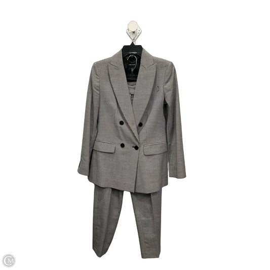 Pants Suit 2pc By Karen Millen In Grey, Size: 4