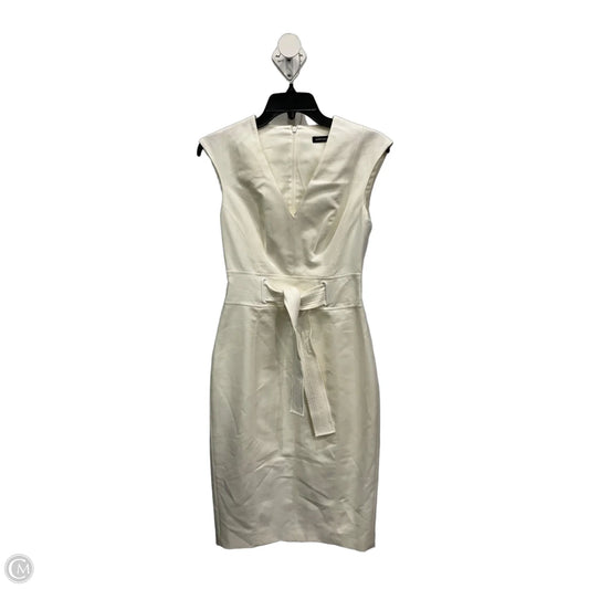 Dress Work By Karen Millen In Cream, Size: S