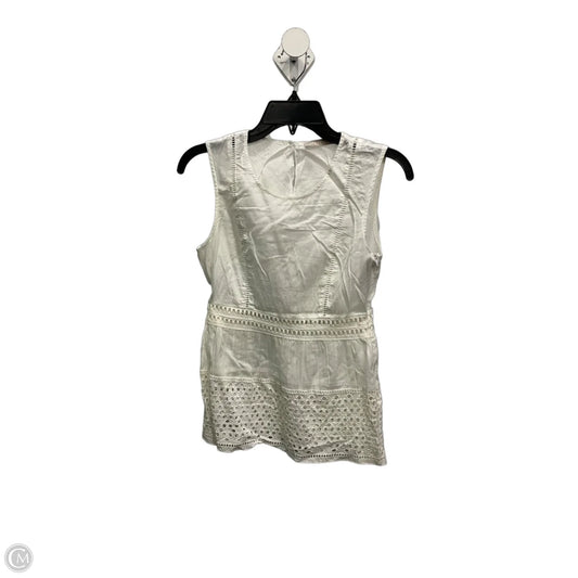 Top Sleeveless By Cma In White, Size: Xs