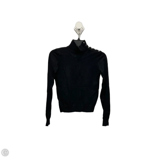 Top Long Sleeve By Patrizia In Black, Size: Xs