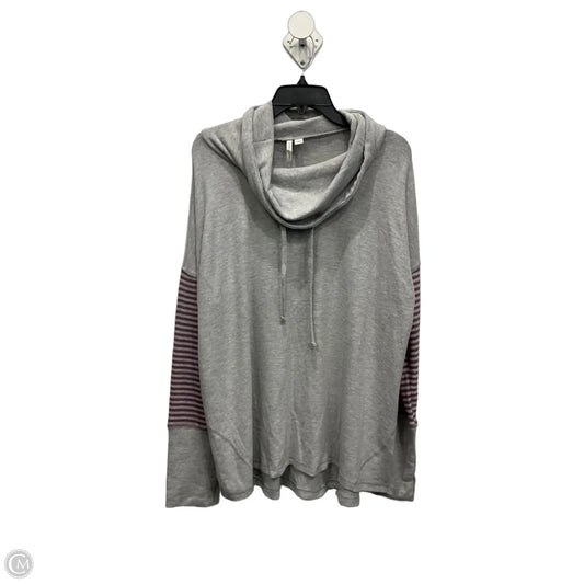 Athletic Sweatshirt Collar By Cato In Grey, Size: Xl