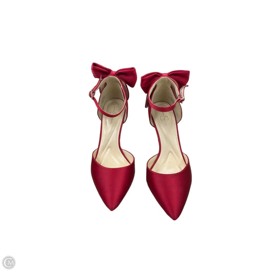 Shoes Heels Stiletto By Jessica Simpson In Red, Size: 8.5
