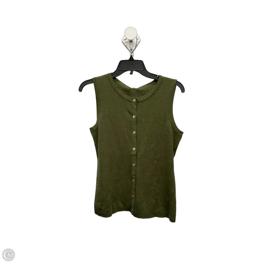 Top Sleeveless By Cme In Green, Size: S