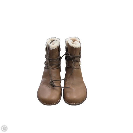 Boots Designer By Ugg In Brown, Size: 11