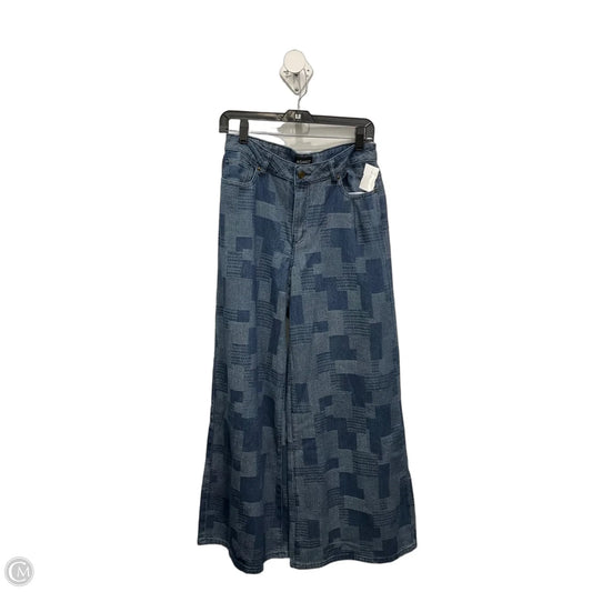 Jeans Wide Leg By Clothes Mentor In Blue Denim, Size: 10