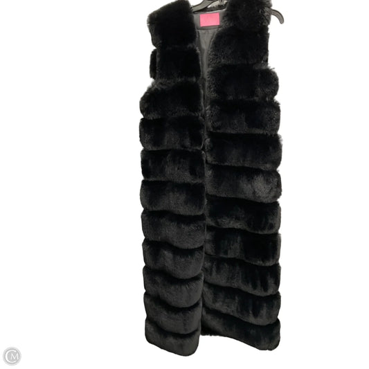 Vest Faux Fur & Sherpa By Azalea Wang In Black, Size: M