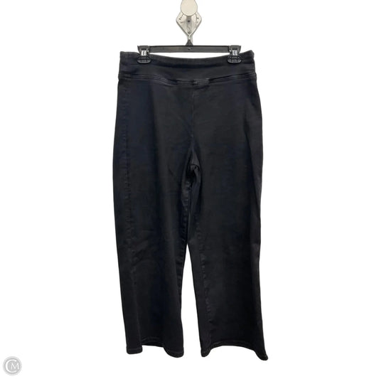 Jeans Wide Leg By Frame In Black Denim, Size: 2