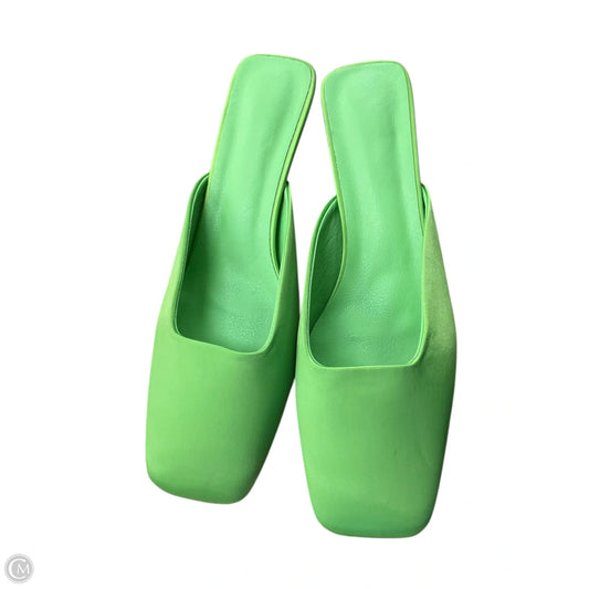 Shoes Heels Kitten By Cmf In Green, Size: 10