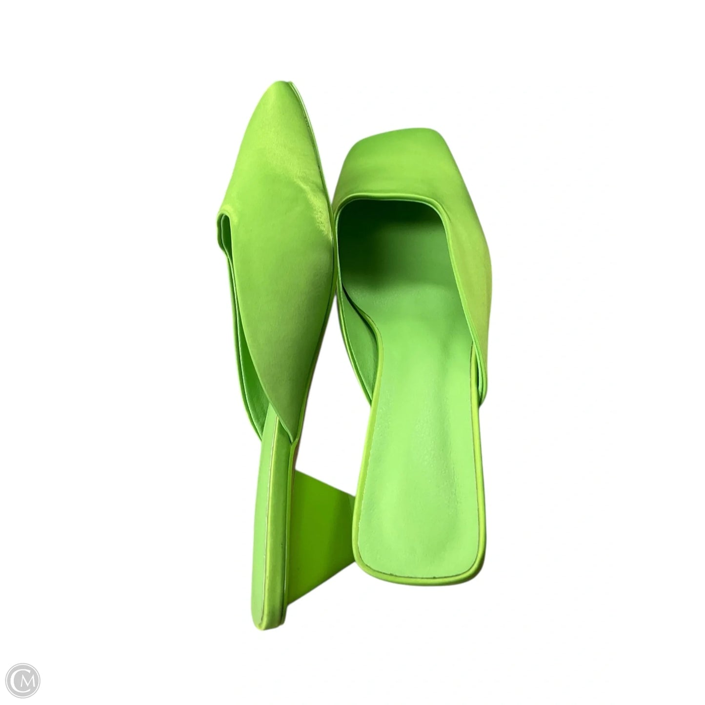 Shoes Heels Kitten By Cmf In Green, Size: 10