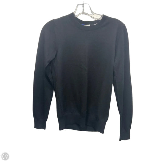 Top Long Sleeve Luxury Designer By Burberry In Black, Size: Xs