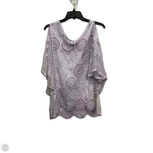 Swimwear Cover-up By Clothes Mentor In Purple, Size: S