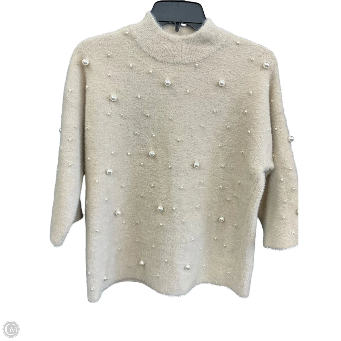 Sweater By Alfani In Cream, Size: M
