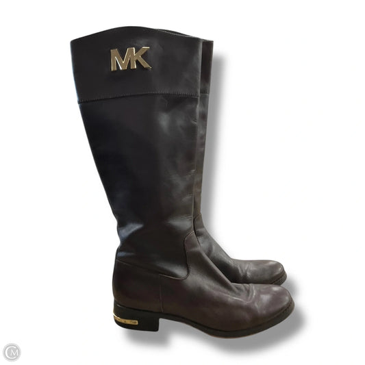 Boots Designer By Michael Kors In Brown, Size: 8.5