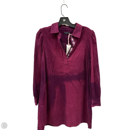 Blouse Long Sleeve By Vineyard Vines In Purple, Size: S