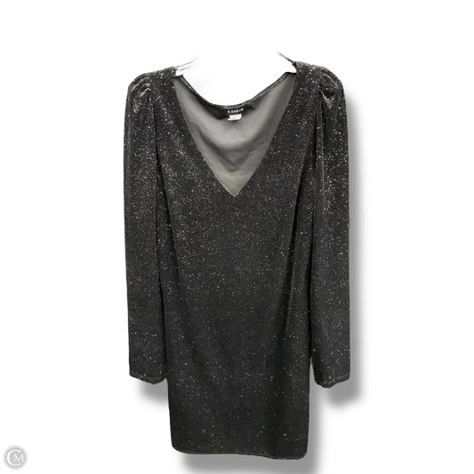 Dress Party Midi By Clothes Mentor In Black, Size: L