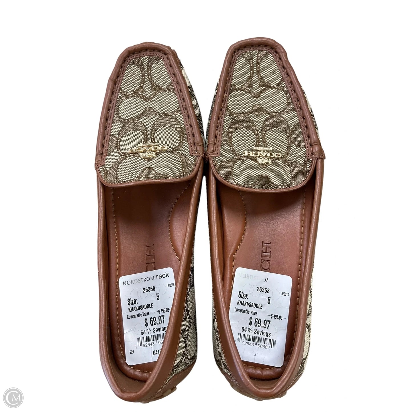 Shoes Designer By Coach In Tan, Size: 5