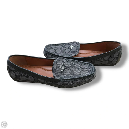 Shoes Designer By Coach In Black & Grey, Size: 7.5